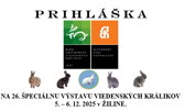 Prihláška 26. ŠV KCHVK Žilina 5.-6.12.2025